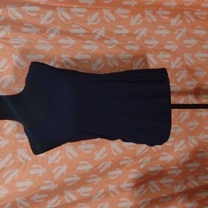 Navy blue tank top style blouse